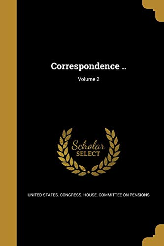 Correspondence ..; Volume 2 cover