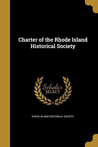 Charter of the Rhode Island Historical Society cover