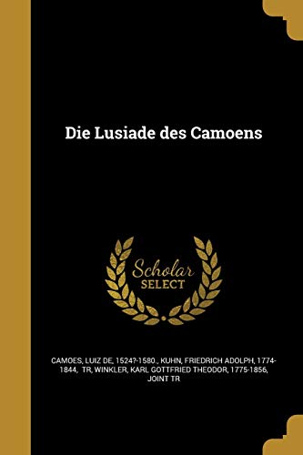 Die Lusiade des Camoens cover