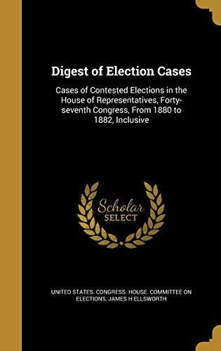 Digest of Election Cases cover