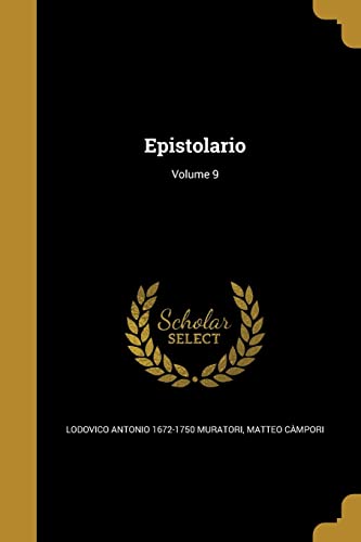 Epistolario; Volume 9 cover