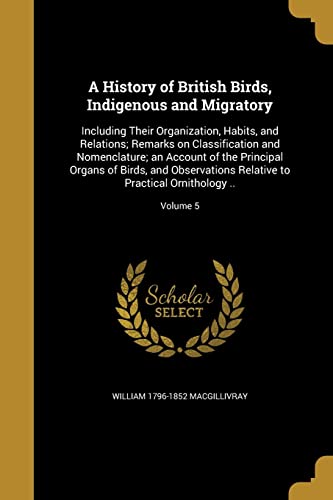 A History of British Birds, Indigenous and Migratory cover