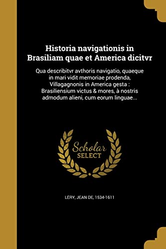 Historia navigationis in Brasiliam quae et America dicitvr cover