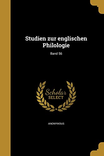 Studien zur englischen Philologie; Band 56 cover