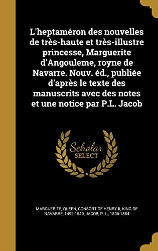 L'heptameron des nouvelles de tres-haute et tres-illustre princesse, M cover