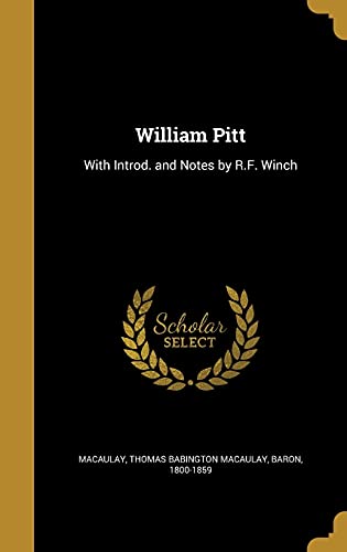 William Pitt cover