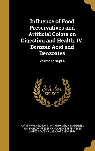 Influence of Food Preservatives and Artificial Colors on Digestion and cover