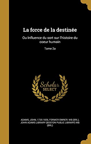 La force de la destinée cover