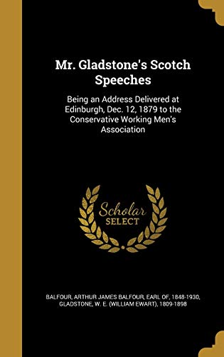 Mr. Gladstone's Scotch Speeches cover art