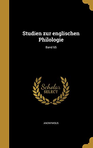 Studien zur englischen Philologie; Band 65