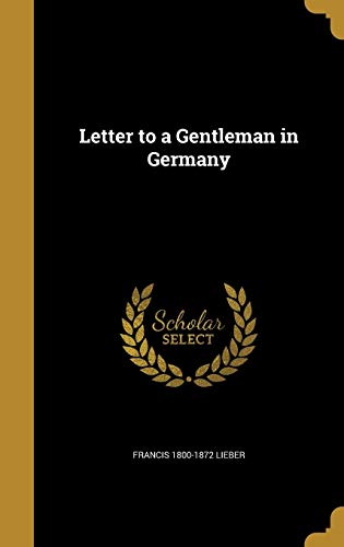 Letter to a Gentleman in Germany cover art
