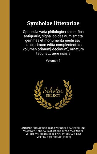 Symbolae litterariae cover art