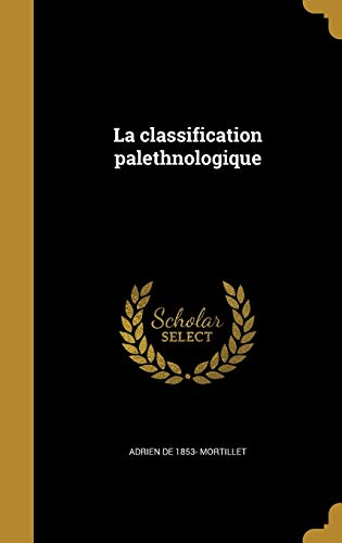 La classification palethnologique cover art