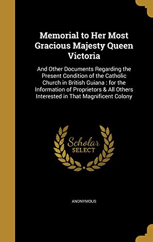 Memorial to Her Most Gracious Majesty Queen Victoria cover