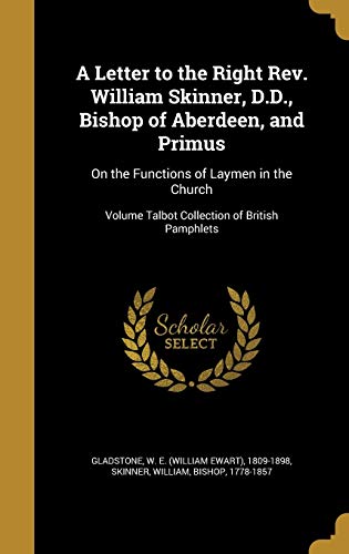 A Letter to the Right Rev. William Skinner, D.D., Bishop of Aberdeen, cover