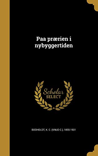 Paa prærien i nybyggertiden cover art