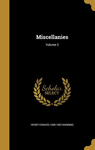 Miscellanies; Volume 3 cover art