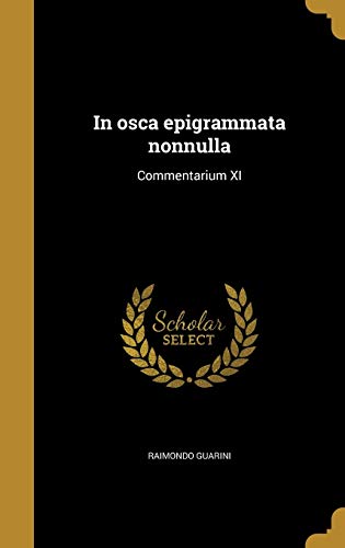 In osca epigrammata nonnulla cover