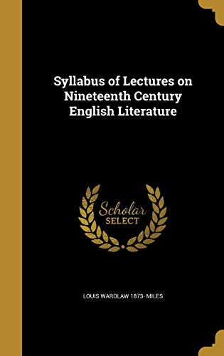 Syllabus of Lectures on Nineteenth Century English Literature cover art