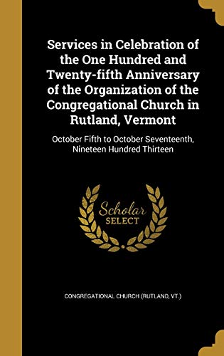 Services in Celebration of the One Hundred and Twenty-fifth Anniversar cover art