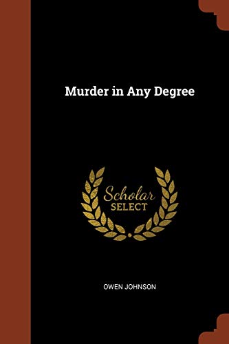 Murder in Any Degree cover