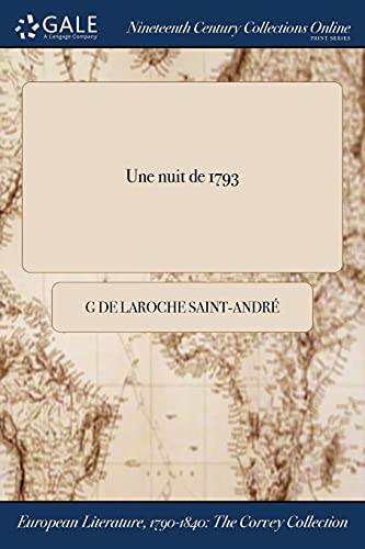Une nuit de 1793 cover