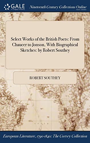 Select Works of the British Poets cover