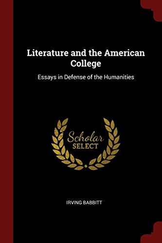 Literature and the American College cover