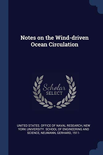 Notes on the Wind-driven Ocean Circulation cover