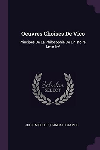 Oeuvres Choises De Vico cover