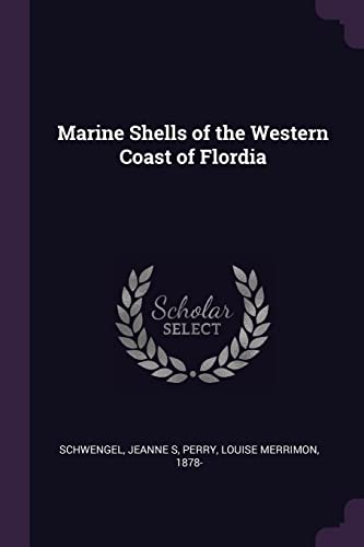 Marine Shells of the Western Coast of Flordia cover