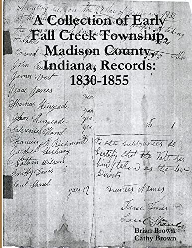 A Collection of Early Fall Creek Township, Madison County, Indiana, Re cover