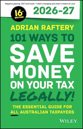101 Ways to Save Money on Your Tax - Legally! 2026 - 2027 cover
