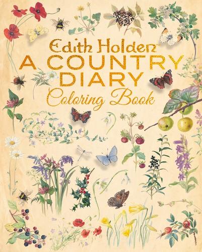 The Edith Holden: A Country Diary Coloring Book cover