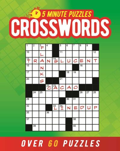 5 Minute Puzzles: Crosswords cover