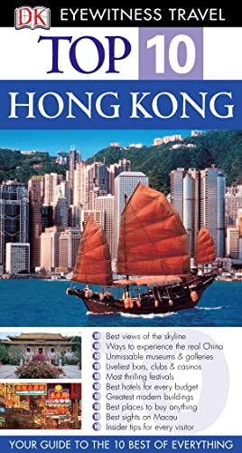 DK Eyewitness Top 10 Travel Guide Hong Kong cover