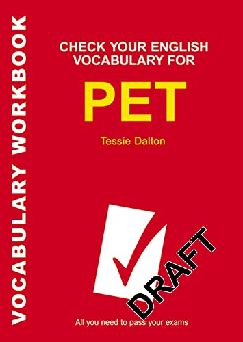 Check Your English Vocabulary for PET cover