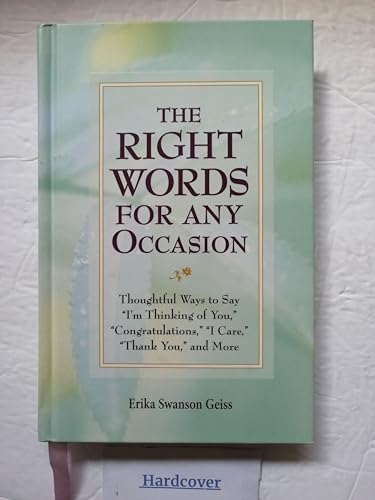The Right Words for Any Occasion