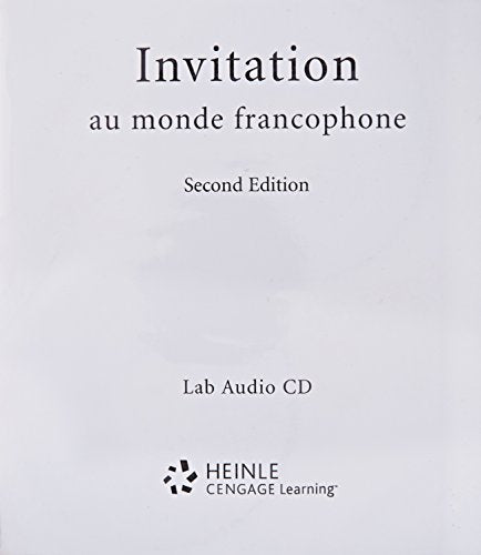 Lab Audio CD for Invitation au monde francophone, 2nd