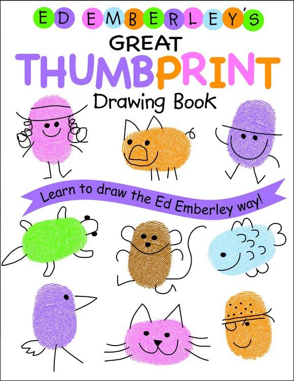 Ed Emberley's Great Thumbprint Drawing Book cover