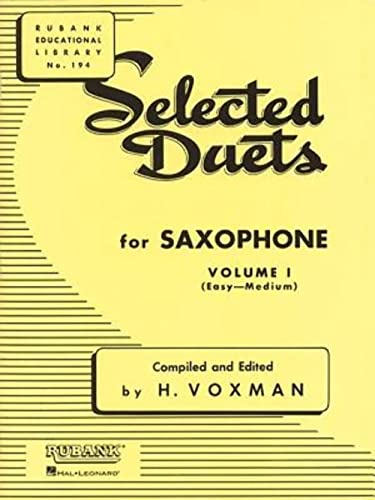 Selected Duets for Saxophone Vol. 1.: Easy- Medium