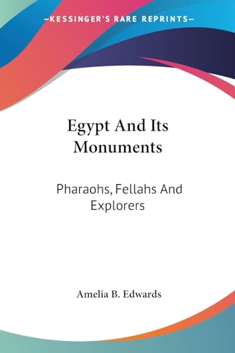 Egypt And Its Monuments
