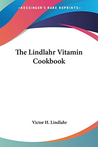 The Lindlahr Vitamin Cookbook cover