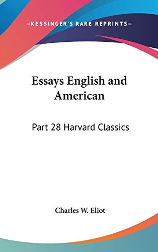 Essays English and American cover