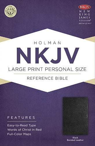 NKJV Large Print Personal Size Reference Bible, Black