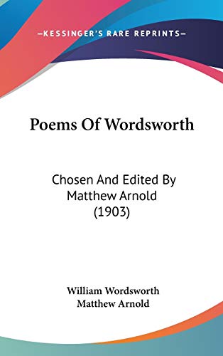 Poems Of Wordsworth cover