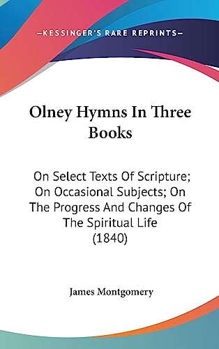 Olney Hymns In Three Books cover