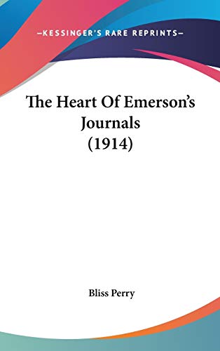 The Heart Of Emerson's Journals (1914) cover