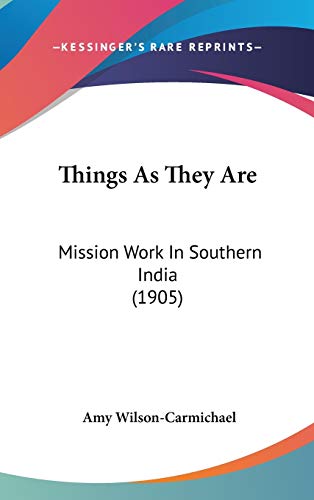 Things As They Are