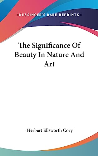 The Significance of Beauty in Nature and Art cover